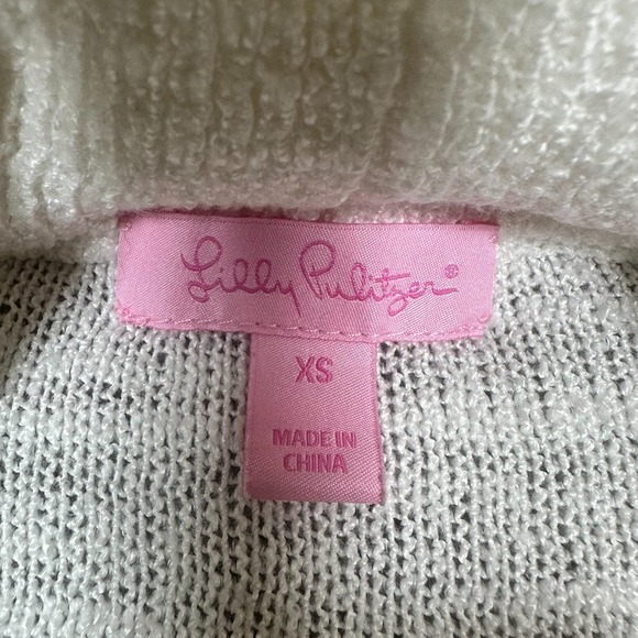 Lilly Pulitzer Sweater Amalie Knit Cardigan Women's Shirt Top Long Sleeve XS - Picture 6 of 10